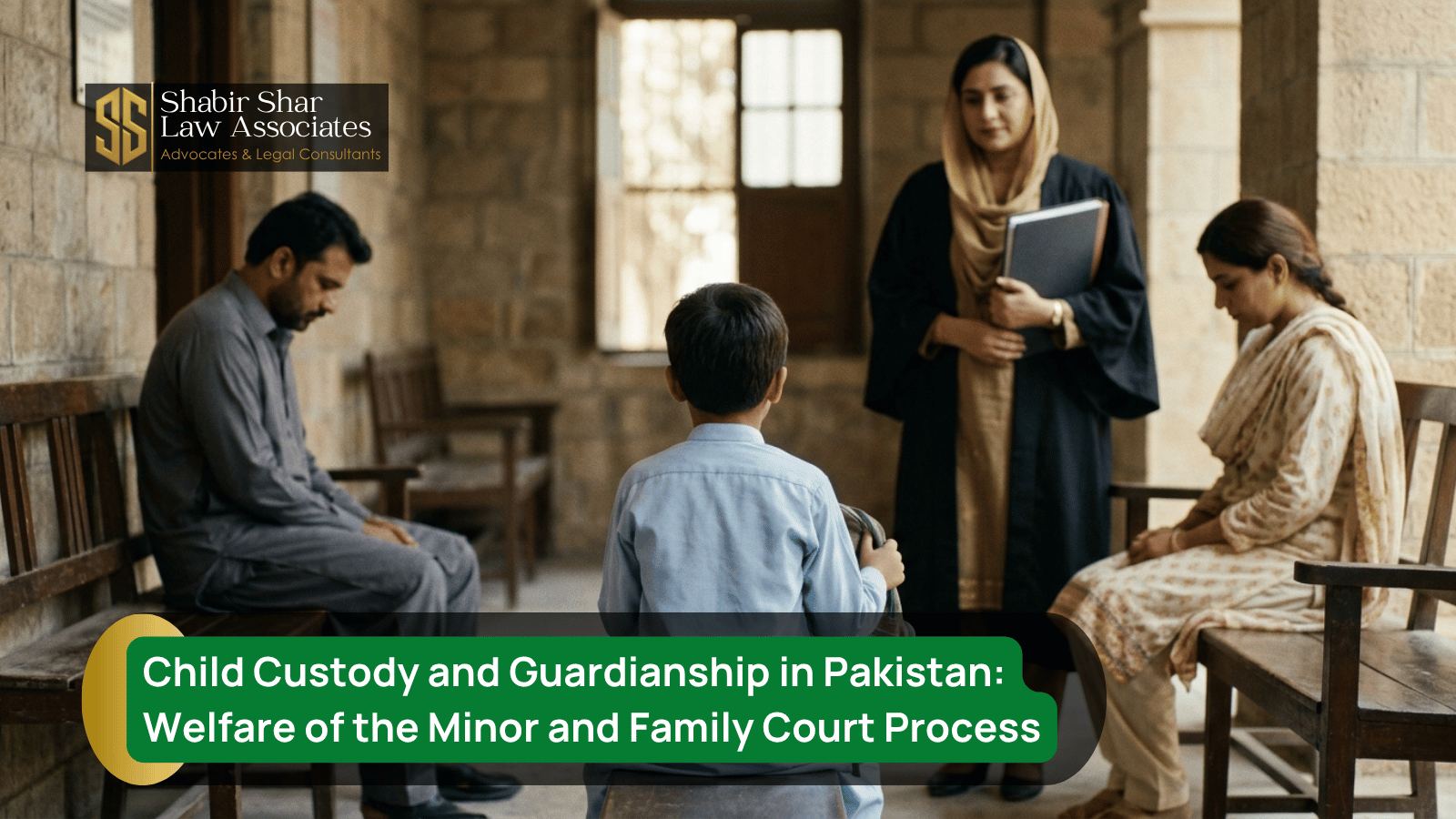 Child custody and guardianship welfare concept for Family Court proceedings in Pakistan