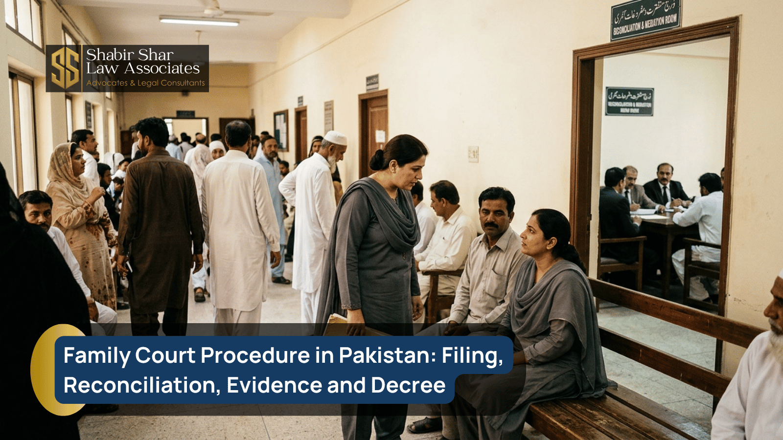 Family Court filing reconciliation evidence and decree procedure in Pakistan