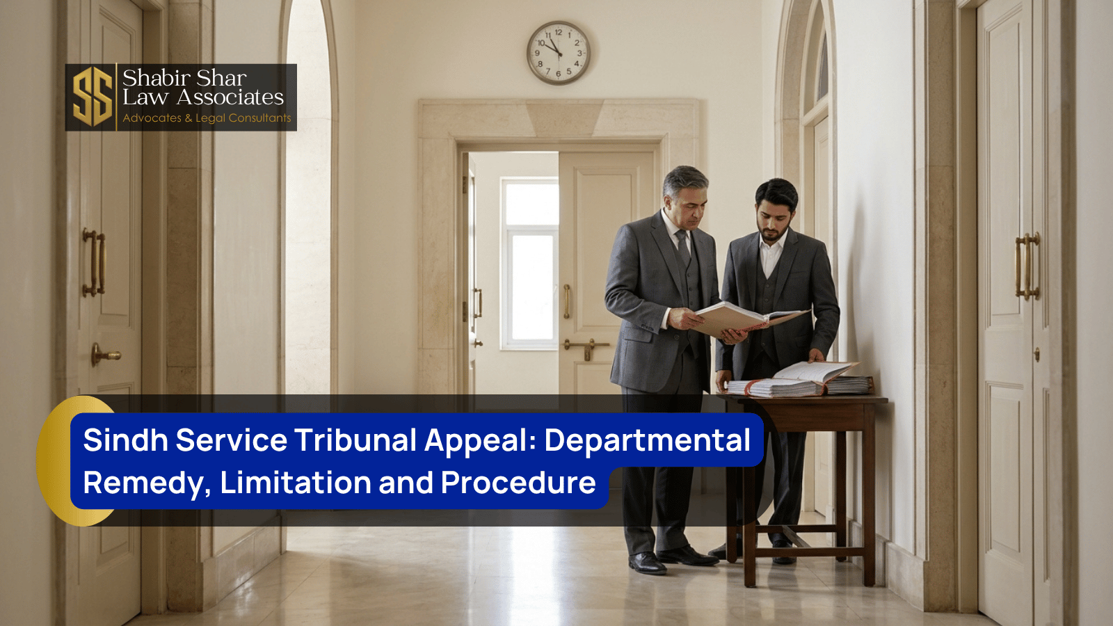 Sindh Service Tribunal appeal limitation and hearing procedure concept